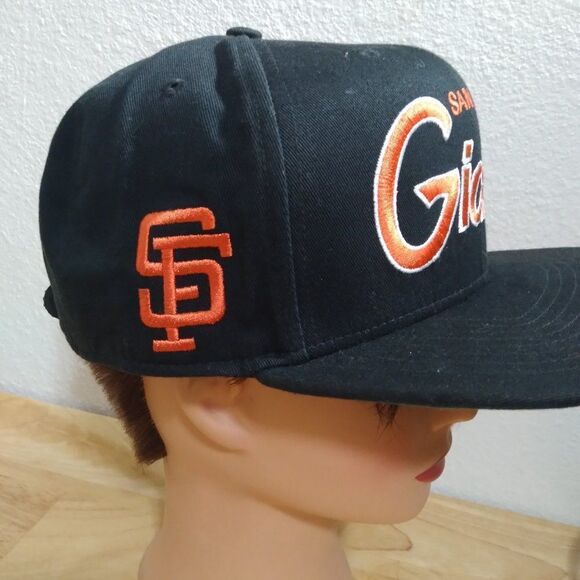Nike Cooperstown Collection San Francisco Giants Script Snap Back Hat - Picture 5 of 9